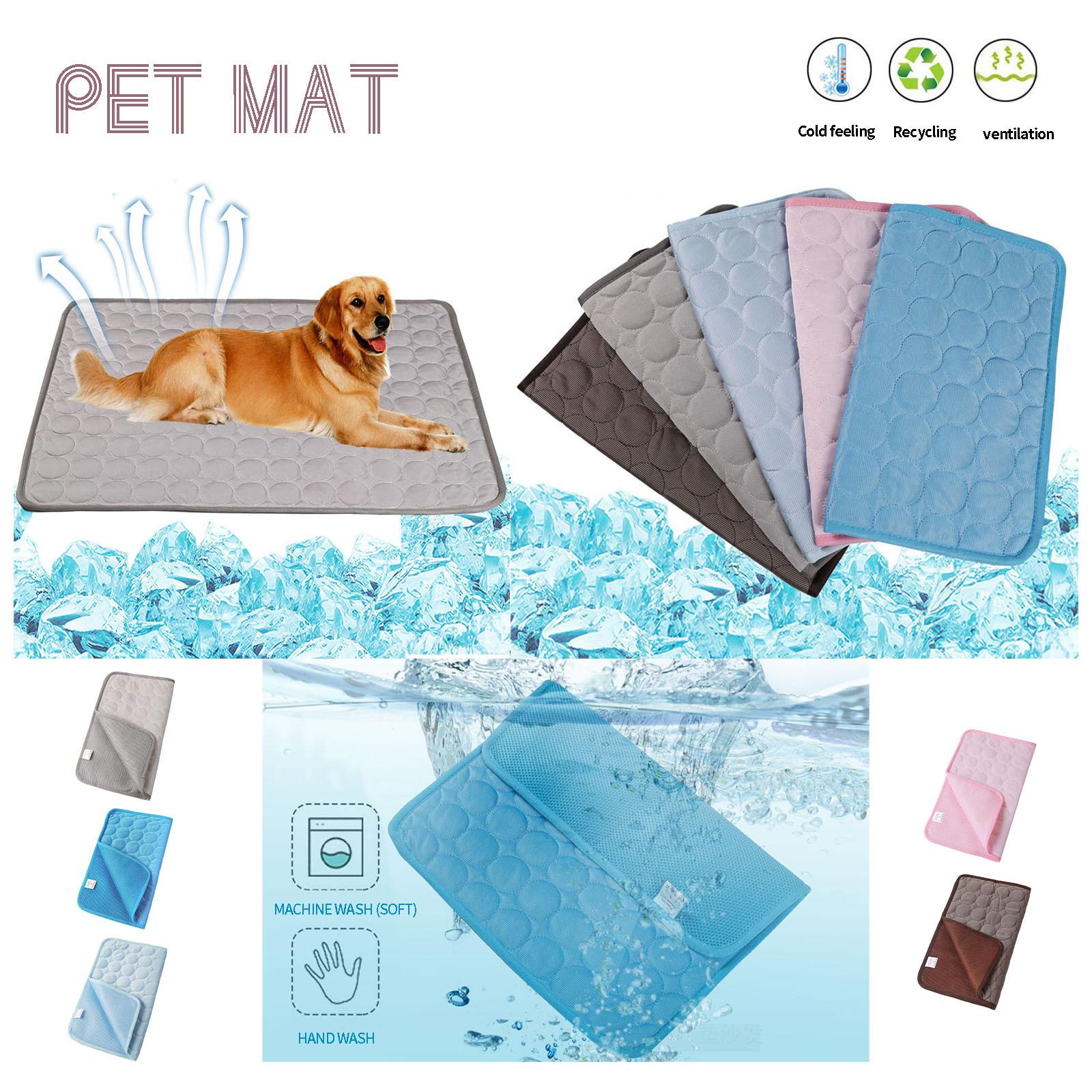 Коврик для собаки, домашний кот, прохладный летний прохладный коврик для кровати, подушка для дома